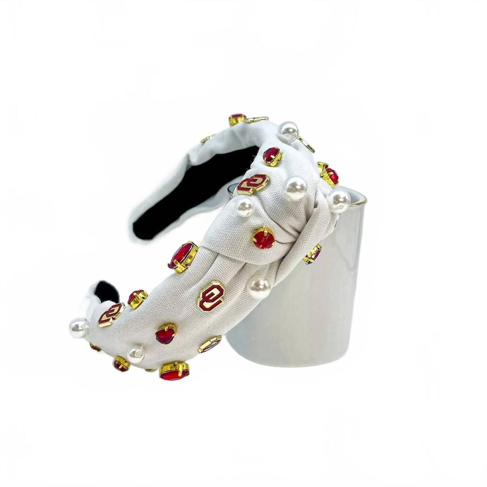 NEW BRIANNA CANNON women's ou headband in white